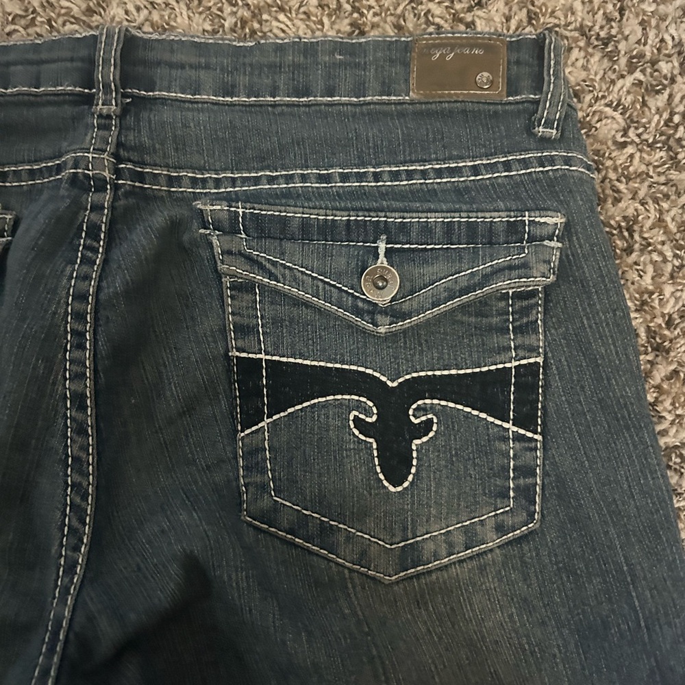 Y2k low rise mega jeans